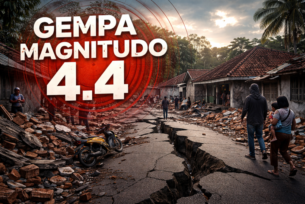 Gempa Magnitudo 4,4 Guncang OKI Dini Hari, BMKG Pastikan Tak Berpotensi Tsunami