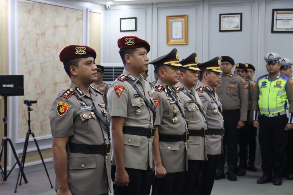 Tiga Pejabat Utama Polrestabes Palembang Resmi Berganti