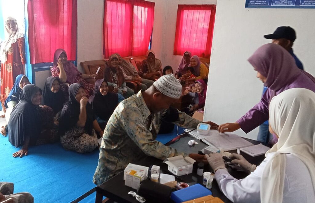 Baru Beroperasi Rumah Sehat Polairud Polda Sumsel di Pos Pangkalan Sandar Upang Diserbu Lansia dan Manula