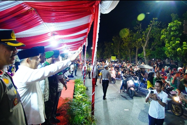 Malam Takbiran di Sekayu Berlangsung Meriah, Ribuan Warga Ikuti Pawai Keliling