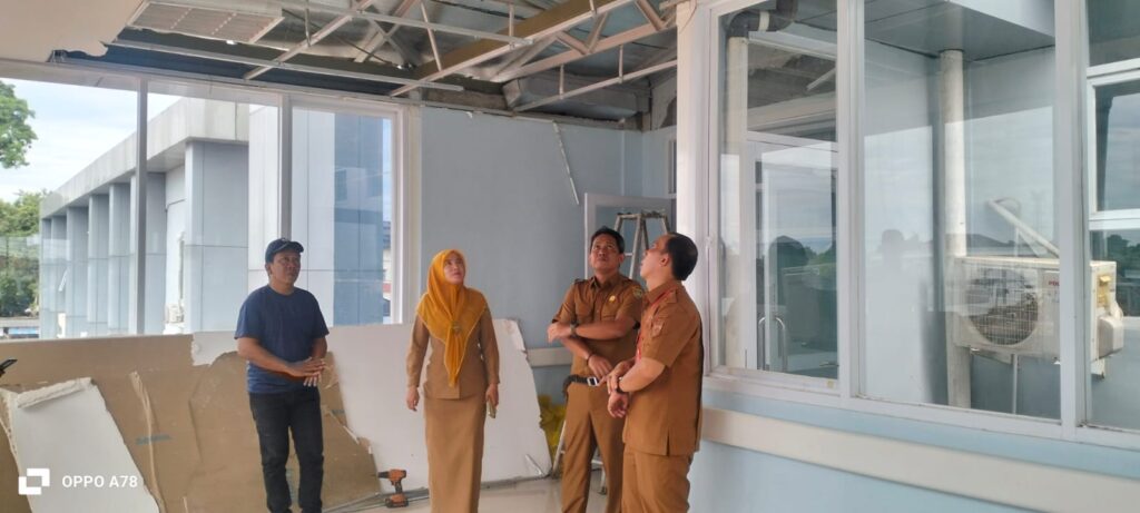 Hujan Angin Terjang Musi Rawas, Plafon RSUD Sobirin Ikut Ambruk