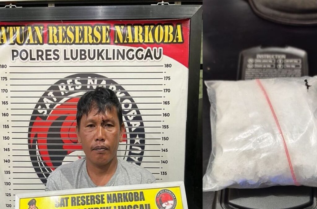 Sempat Buang Barang Bukti, Residivis Narkoba di Lubuklinggau Ditangkap Hendak Transaksi Sabu 102 Gram