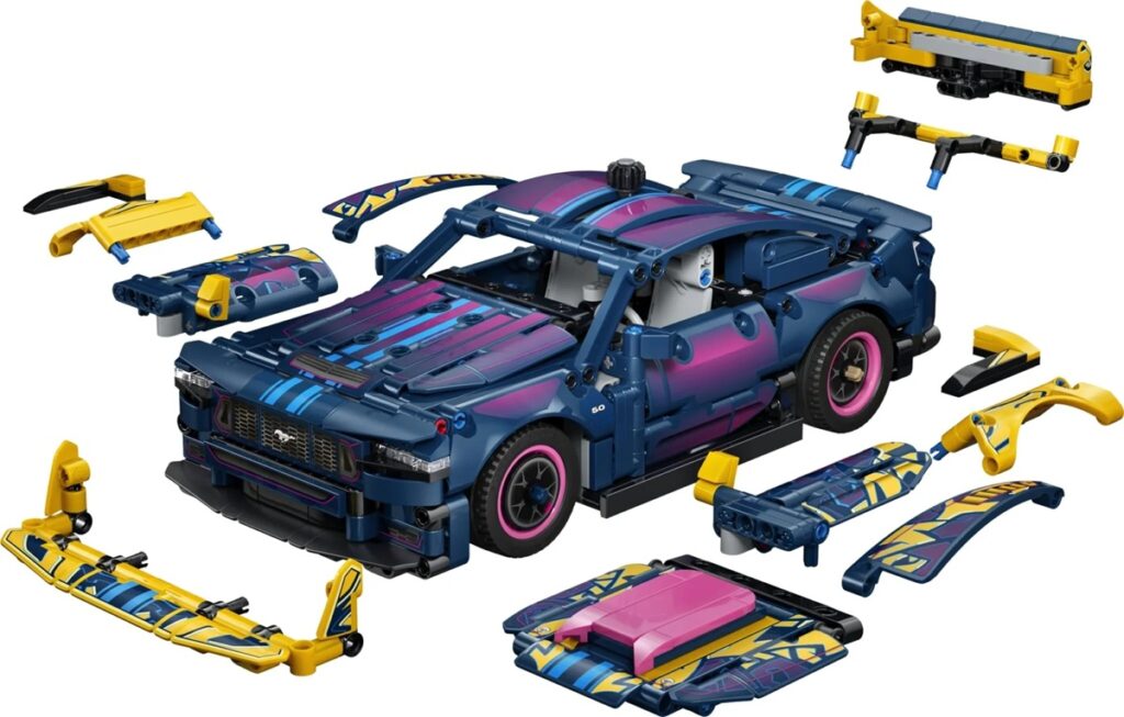 Dirilis Agustus, LEGO Technic Ford Mustang GT Hadir dengan 973 Keping