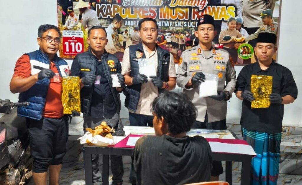 Kurir Sabu 2 Kilogram Ditangkap di Musi Rawas, Sempat Kelabui Polisi Ganti Motor dan Baju