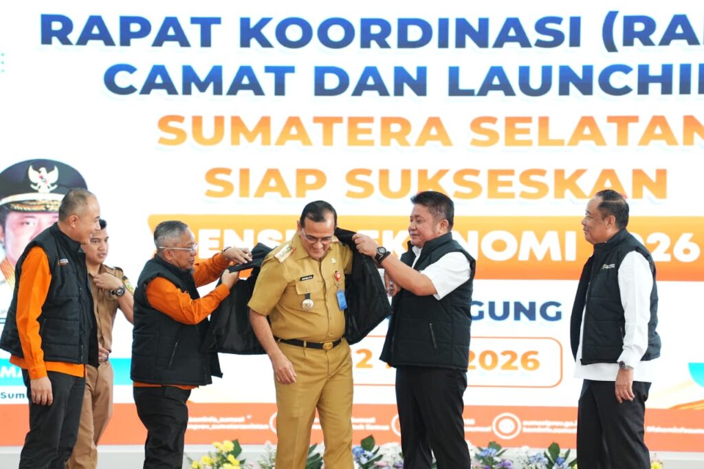 Gubernur Herman Deru Tekankan Pentingnya Data Akurat saat Launching Sensus Ekonomi 2026 dan Rakor Camat se-Sumsel