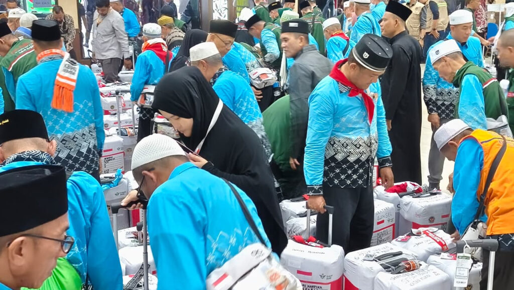 437 Jemaah Haji Kloter 9 Debarkasi Palembang Tiba, Satu Wafat di Tanah Suci