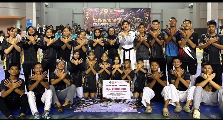 GTA Palembang Juara Umum MOKS 7, Ryzki Oer Taklukkan Taekwondoin Jakarta dan Borong 21 Medali