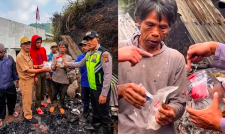 Rumah Ludes Terbakar, Perhiasan Emas Selamat Berkat Disimpan di Dalam Tanah