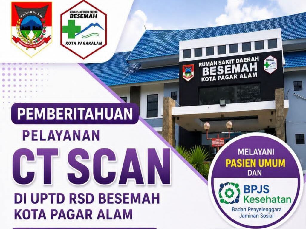 Tingkatkan Kualitas Layanan, RSUD Besemah Pagar Alam Buka CT Scan