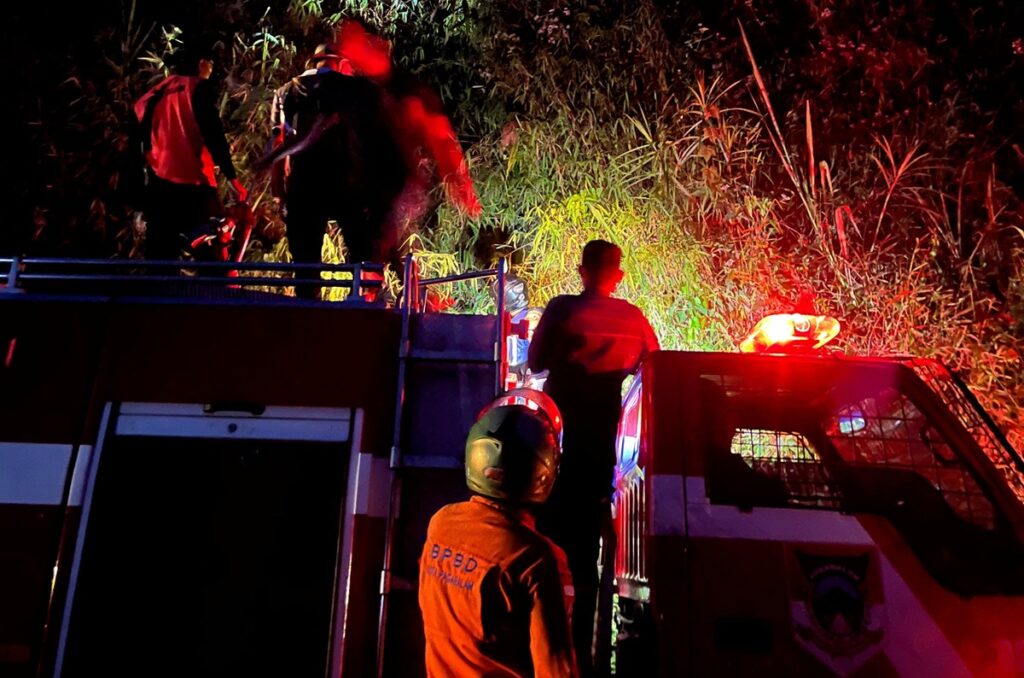 Karhutla Melanda Lereng Jalan Negara Liku Endikat Pagar Alam