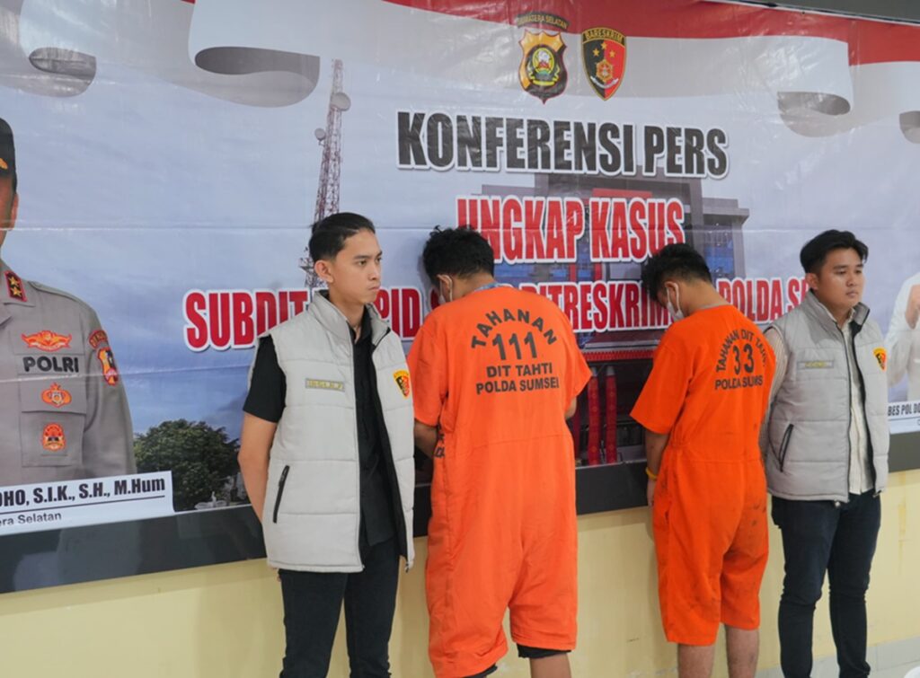 Dua Residivis Curanmor Nekat Palsukan Website Sumsel Bhayangkara Run 2026, Ditangkap di Riau