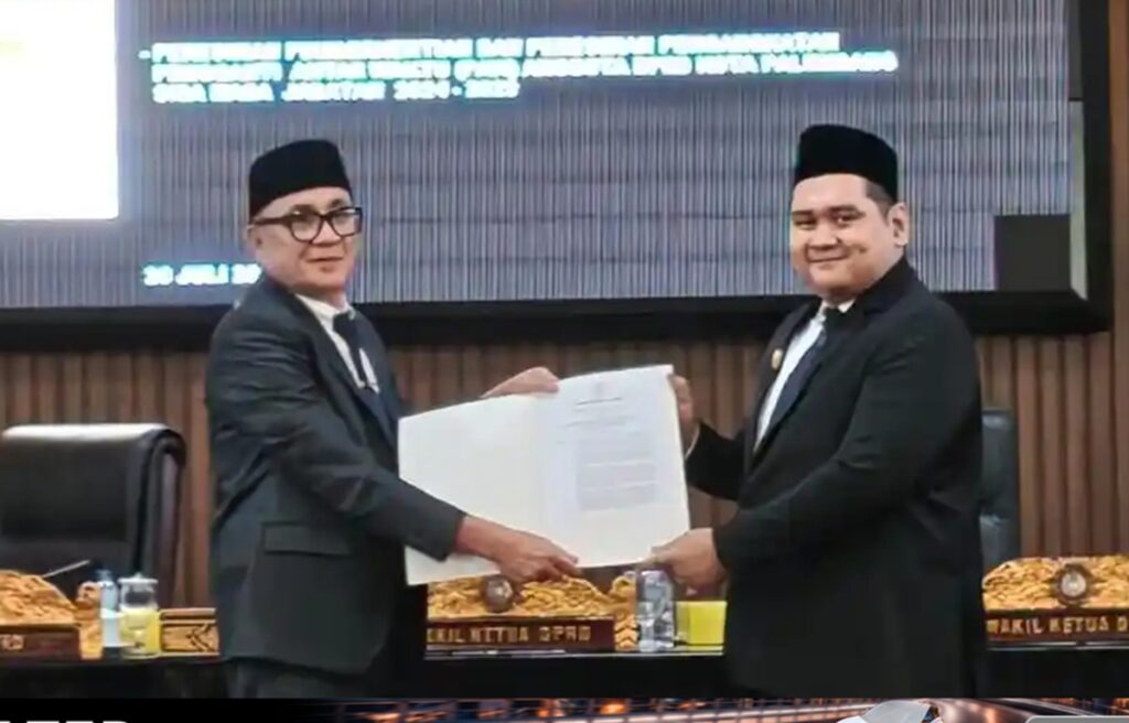Gantikan Almarhum Sudirman, Djody Nugraha Resmi Dilantik sebagai Anggota DPRD Palembang
