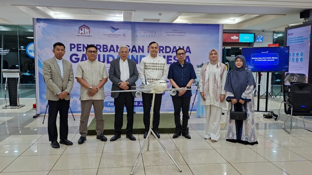 Garuda Indonesia Resmi Operasikan Penerbangan Langsung Palembang–Jeddah