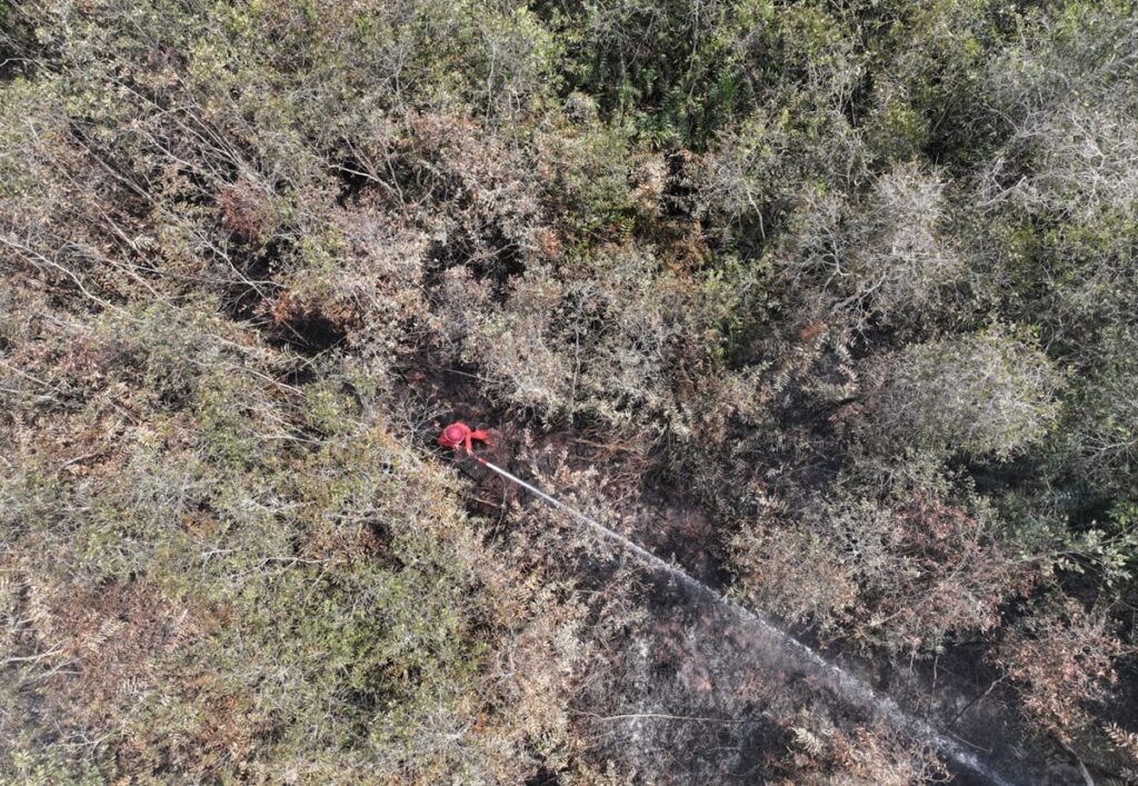 Air Mulai Menipis, Karhutla Muara Medak Muba Capai 115 Hektare