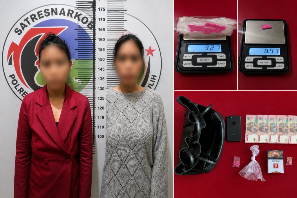 Polisi Sita 7 Butir Ekstasi dari Dua Perempuan di Prabumulih