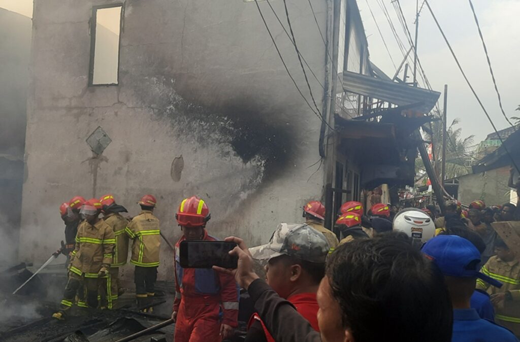 Empat Rumah di Boom Baru Palembang Ludes Terbakar