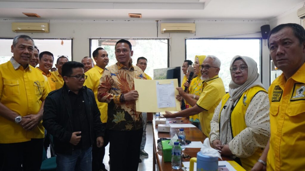 Kantongi Dukungan 17 DPD, Andie Dinialdi Berpotensi Jadi Calon Tunggal di Musda XI Golkar Sumsel