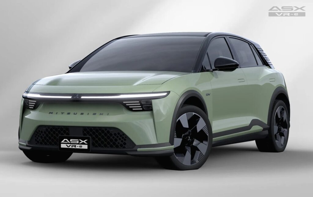 Mitsubishi Perkenalkan ASX VR-e, Mobil Listrik Rebadge Foxtron Bria dengan Tenaga Hingga 400 HP