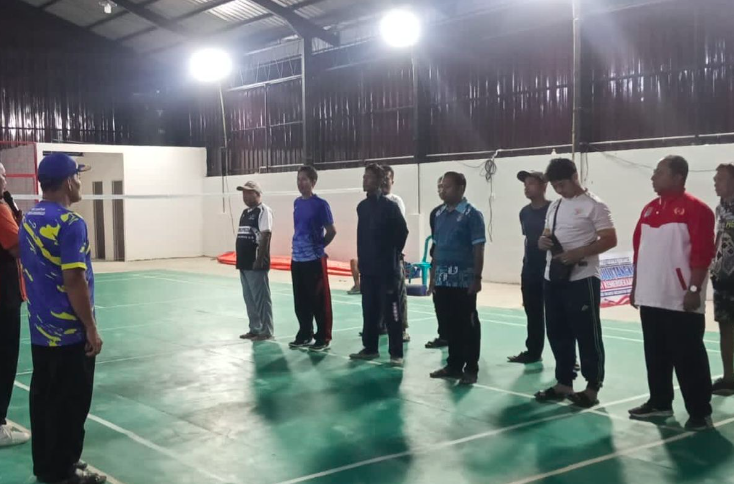 Viral Gedung Kopdes Merah Putih Dipakai Badminton, Pemdes Sikanco: Bukan Lapangan Permanen