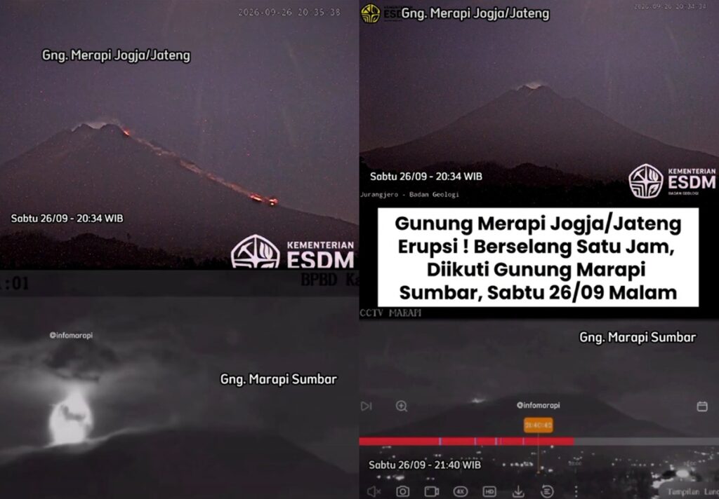 Fenomena Vulkanik di Indonesia, Dua Gunung Api Alami Erupsi Hampir Bersamaan