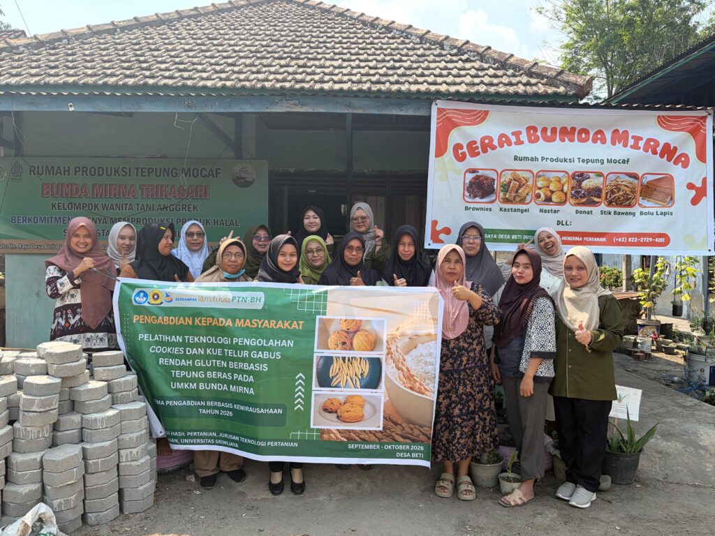 FP Unsri Dorong UMKM Ogan Ilir Kembangkan Cookies dan Telur Gabus dari Tepung Beras