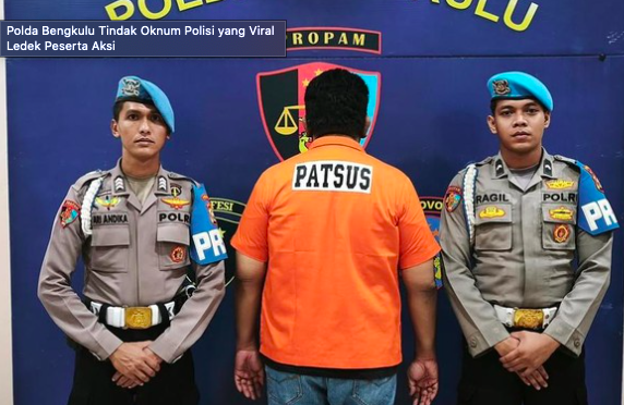 Bripka Masagus Diamankan Propam Usai Viral Ledek Mahasiswa Saat Demo Hari Tani