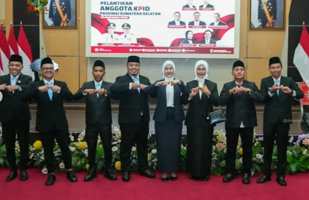 Pasca Dilantik, Fikri Haikal dan RM Solehin Ditetapkan Jadi Ketua dan Wakil Ketua KPID Sumsel