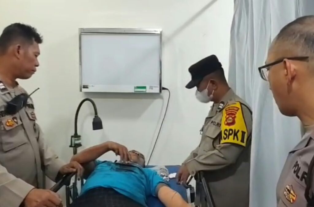 Pedagang Warkop di Jakabaring Diserang Pria Tak Dikenal Hingga Alami Luka Tusuk dan Patah Tulang
