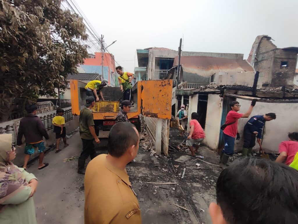 30 KK Kehilangan Tempat Tinggal akibat Kebakaran di Jakabaring