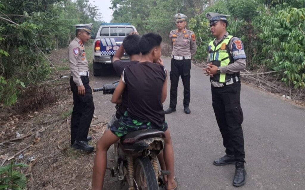 Cegah Balap Liar, Satlantas Empat Lawang Gencarkan Patroli Sore Hari