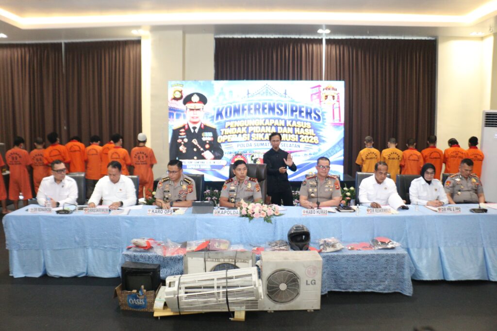 Kapolda Sumsel Tegaskan Perang terhadap Premanisme, 1.238 Orang Diamankan