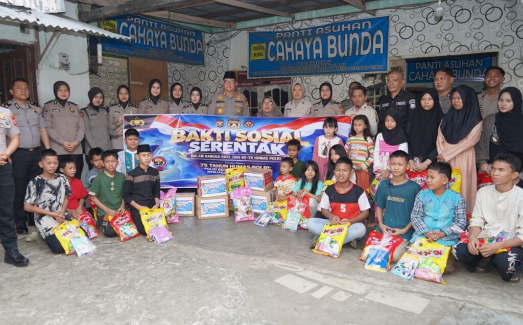 Peringati HUT ke-75 Humas Polri, Bidhumas Polda Sumsel Perkuat Kepedulian Sosial